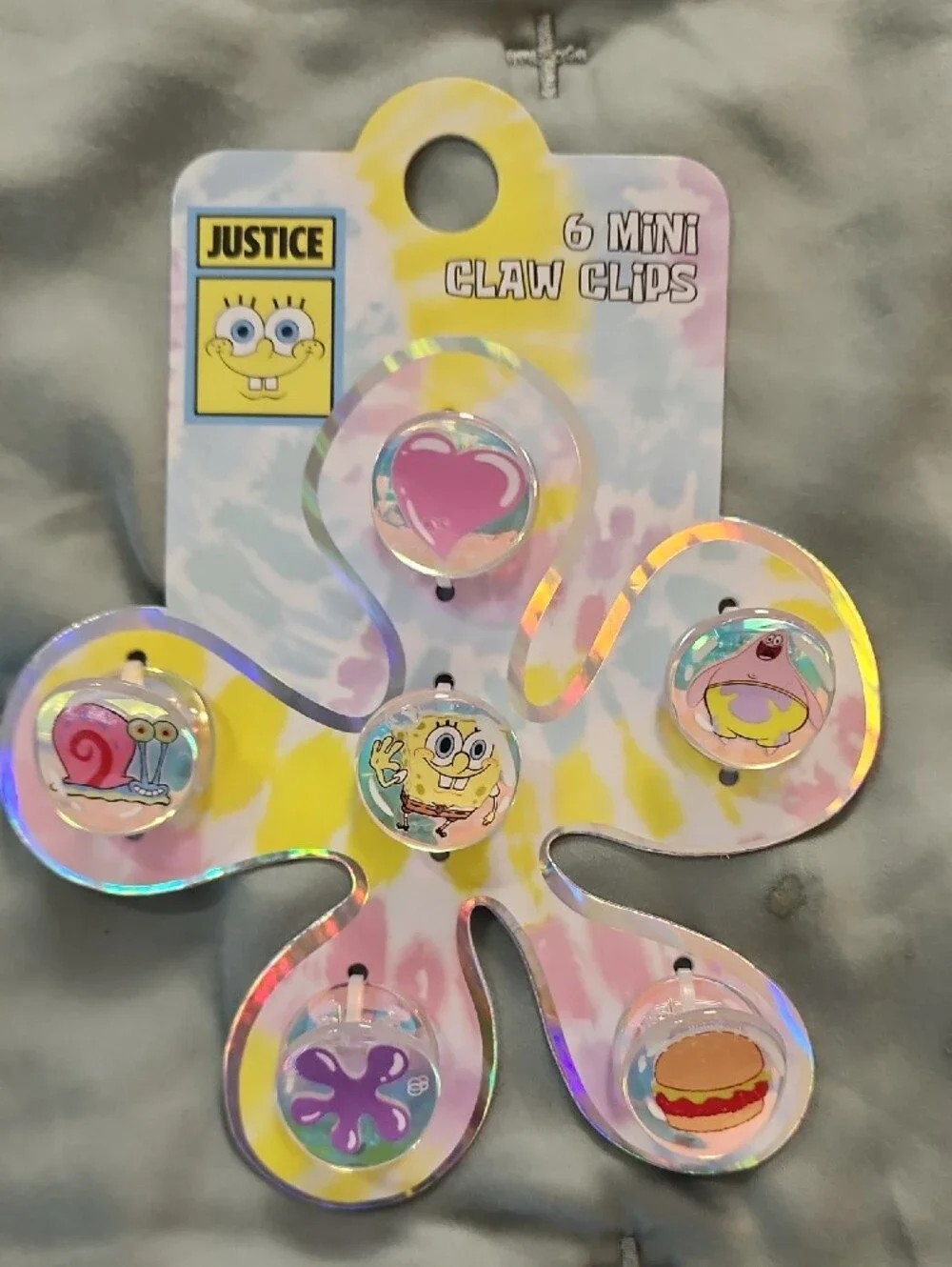 Justice SpongeBob Sequin Kids Backpack - Yellow, Brown, Red